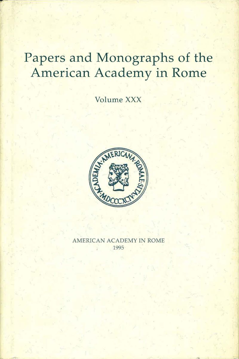 Architectural Terracottas from the Regia - book cover