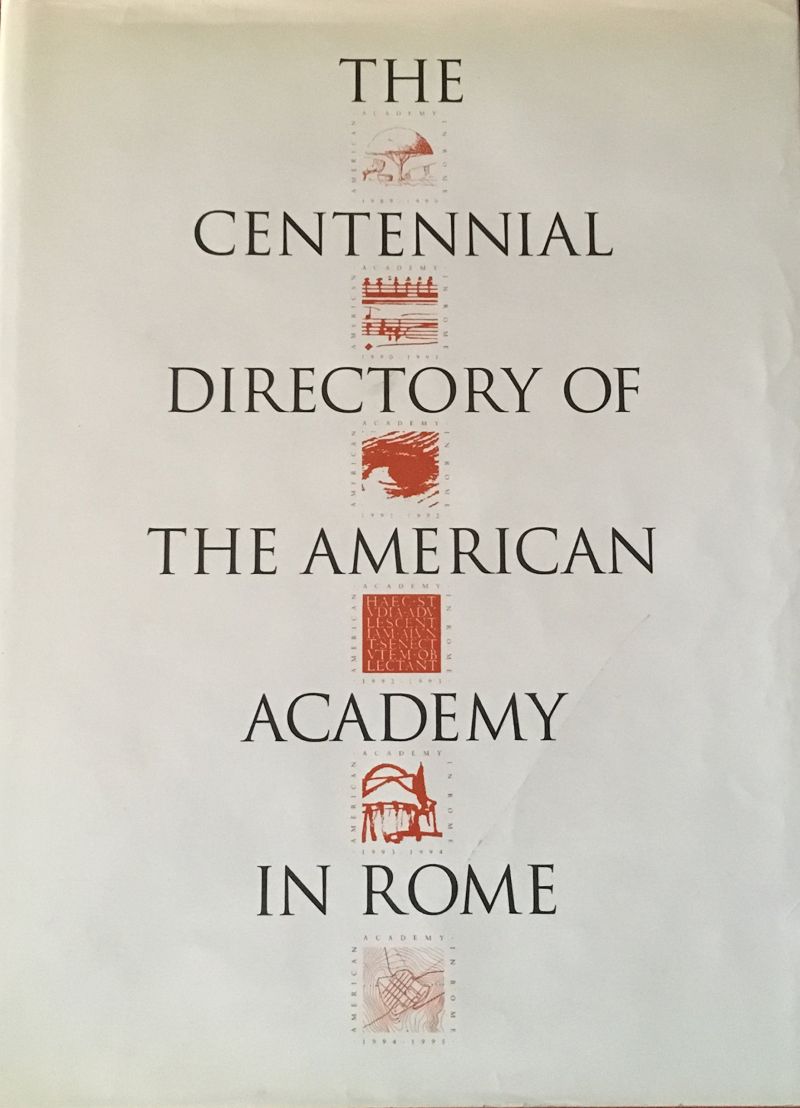 Centennial Directory of the American Academy in Rome