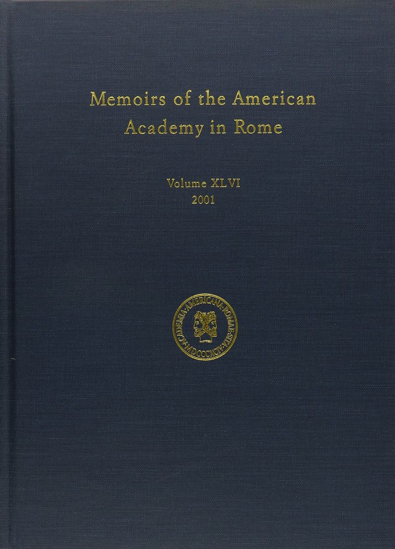 Memoirs Volume 46 - book cover