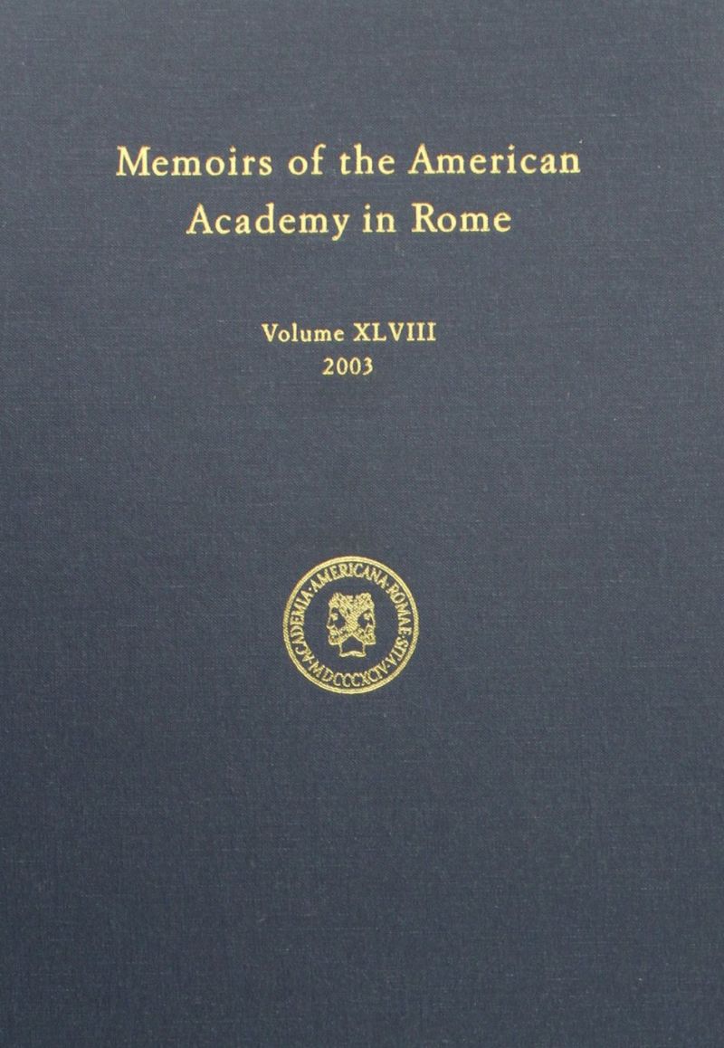 Memoirs Volume 48 - book cover