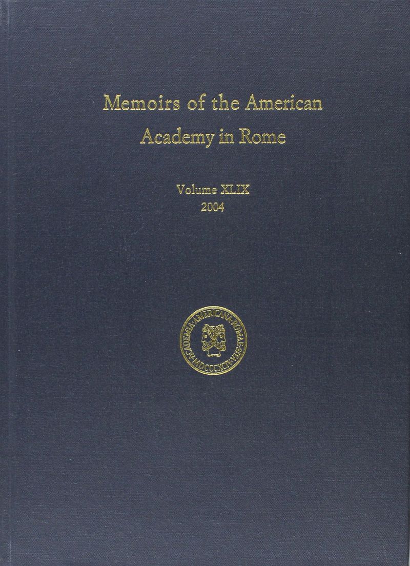 Memoirs Volume 49 - book cover