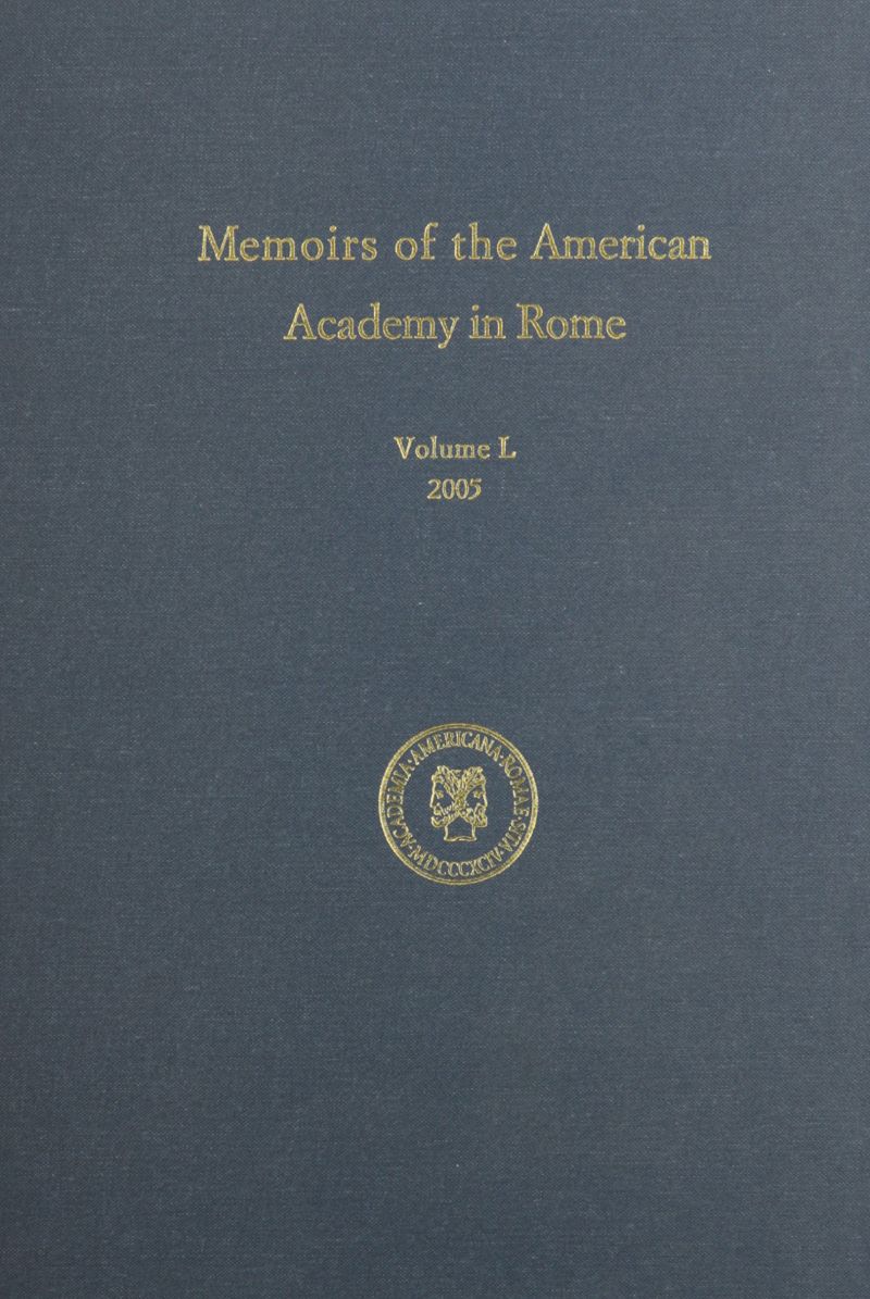 Memoirs Volume 50 - book cover