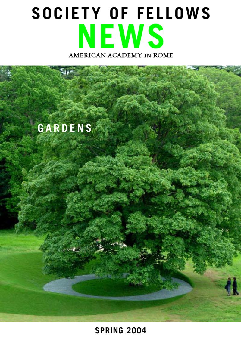 Cover of the Spring 2004 issue of Society of Fellows News