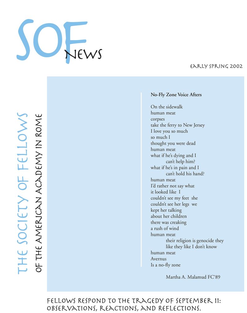 Cover of the Early Spring 2002 issue of SOF News
