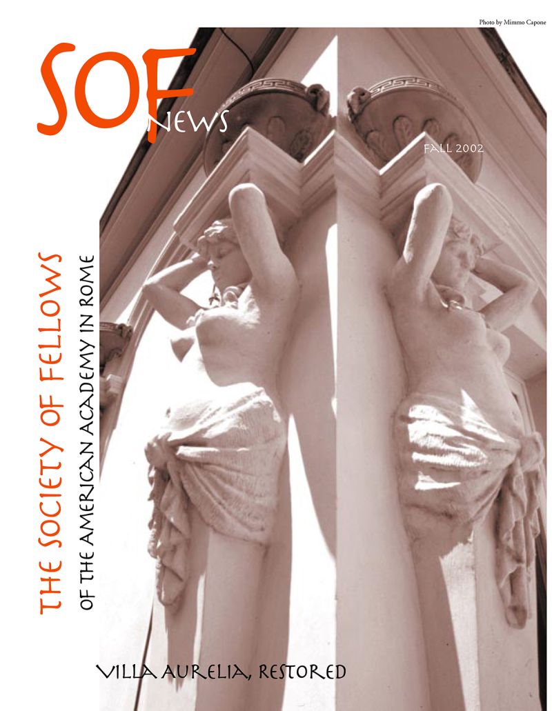 Cover of the Fall 2002 issue of SOF News